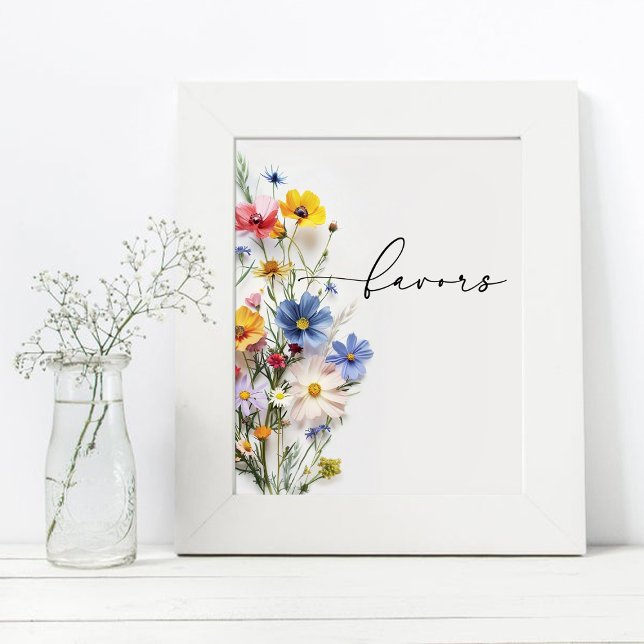 Poster Favor de Flores Silvestres (Criador carregado)