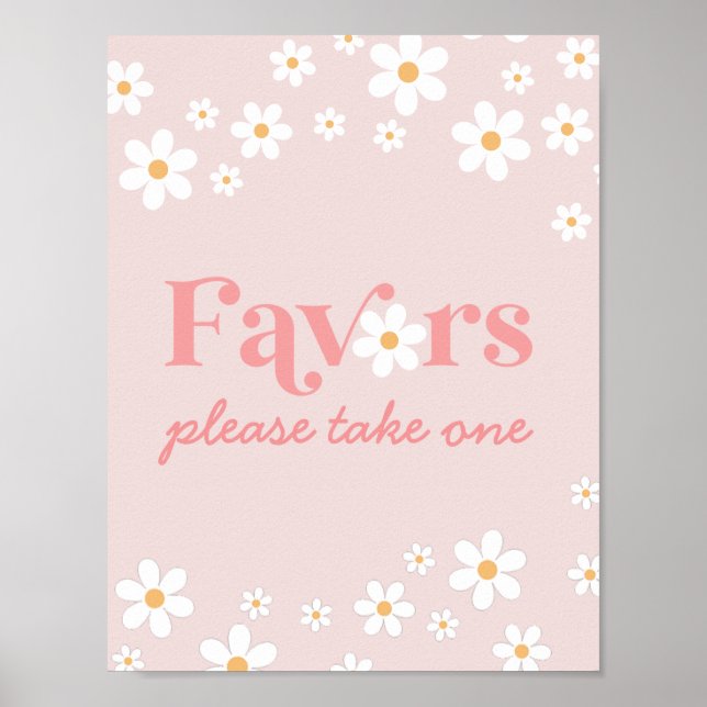 Poster Favor de Margarida Rosa (Frente)