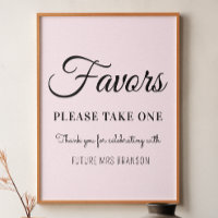 Favor de Rosa Clara para Chá de Noiva 