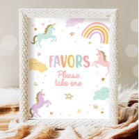 Favorece a Festa de aniversário da Mesa Unicorn Sw