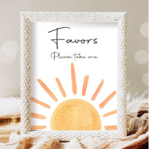Poster Favorece Boho Sunshine Mesa Primeira Viagem Sun An