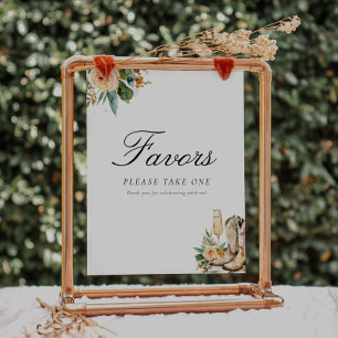 Poster Favorece inicializações e sinal de Chá de panela e