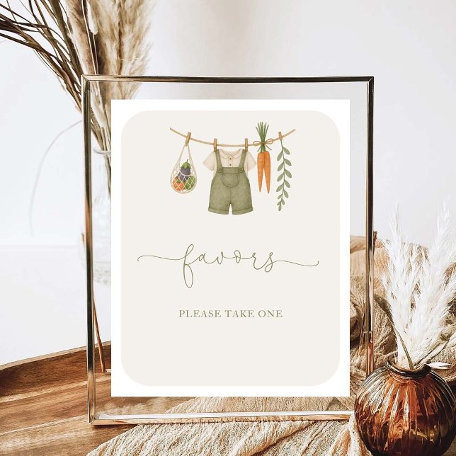 Poster Favoritos de Chá de fraldas cultivados localmente (Criador carregado)