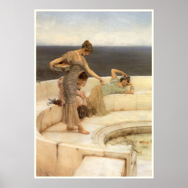 Póster Favoritos de prata por Sir Lawrence Alma-Tadema (Frente)