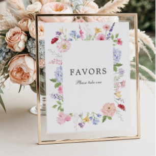 Poster Favoritos de Quadro Floral de Primavera