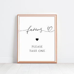 Poster Favoritos de Script de Coração Por Favor, Pegue Um