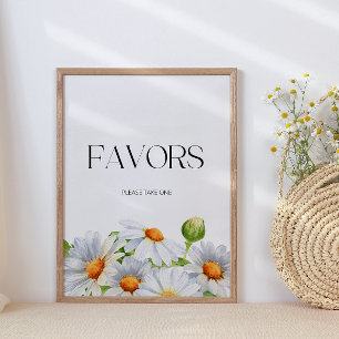 Poster Favoritos minimalistas da Daisy, por favor, tome u