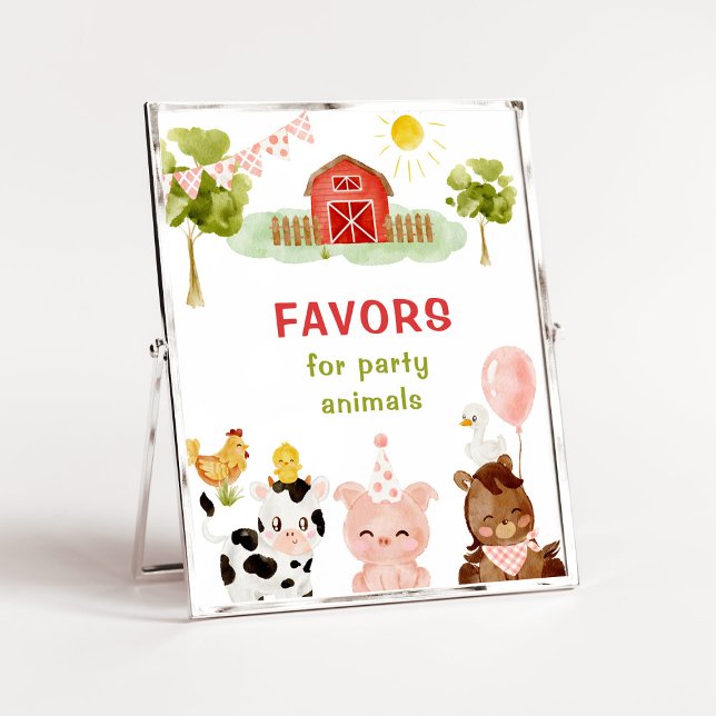 Poster Favoritos para animais de festa animais da fazenda (Criador carregado)