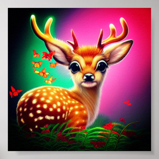 Poster Fawn Art (Frente)