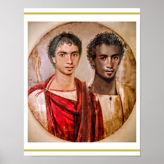 Poster Fayum Lovers ... Período romano no Egito (Frente)