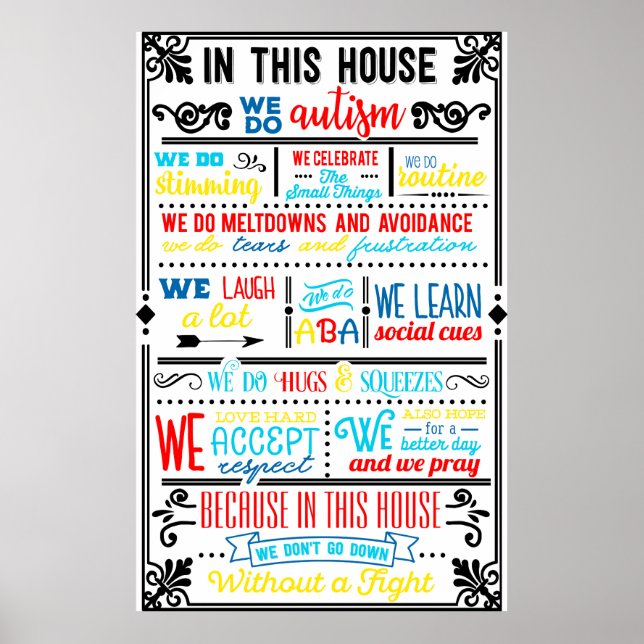 Poster Fazemos Autismo (Frente)