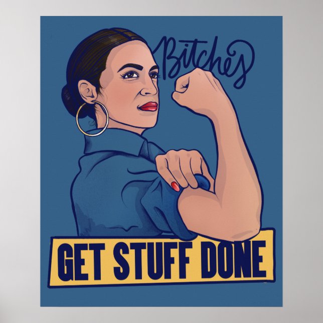 Poster Fazemos coisas com o AOC Rosie, o riveter (Frente)