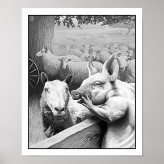 Póster Fazenda animal - Squealer