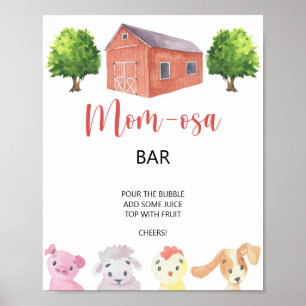Poster Fazenda - bar Momosa