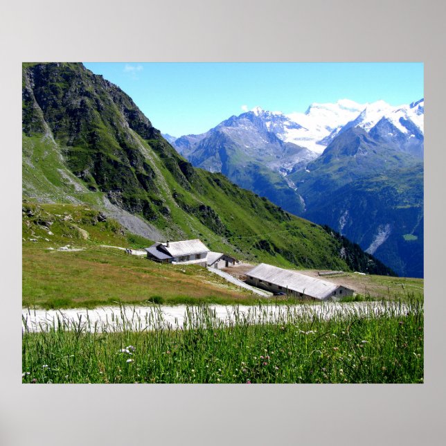 Póster Fazenda de gado La Chaux (Frente)