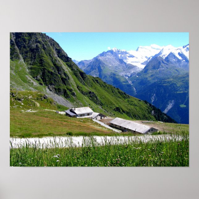 Póster Fazenda de gado La Chaux (Frente)