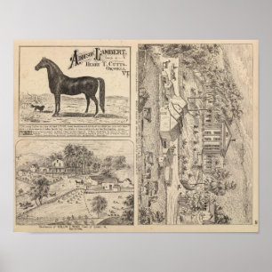 Póster Fazenda de leiteria de Brookside