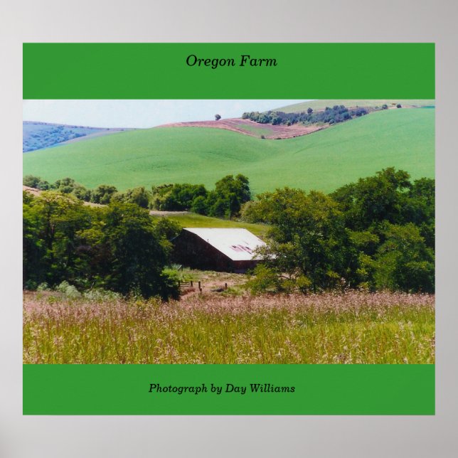 Póster Fazenda de Oregon (Frente)