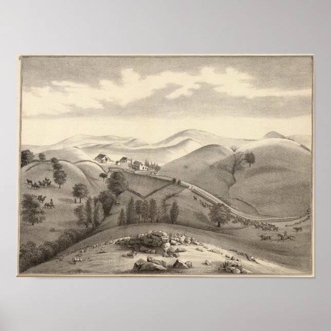 Póster Fazenda Escura, pico de Missão (Frente)