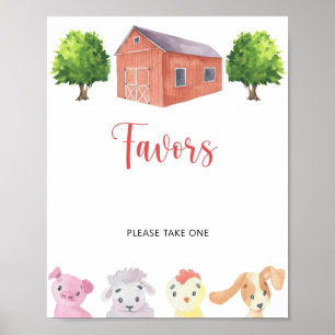 Poster Fazenda - Favores