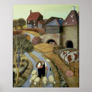 Póster Fazenda francesa da rua