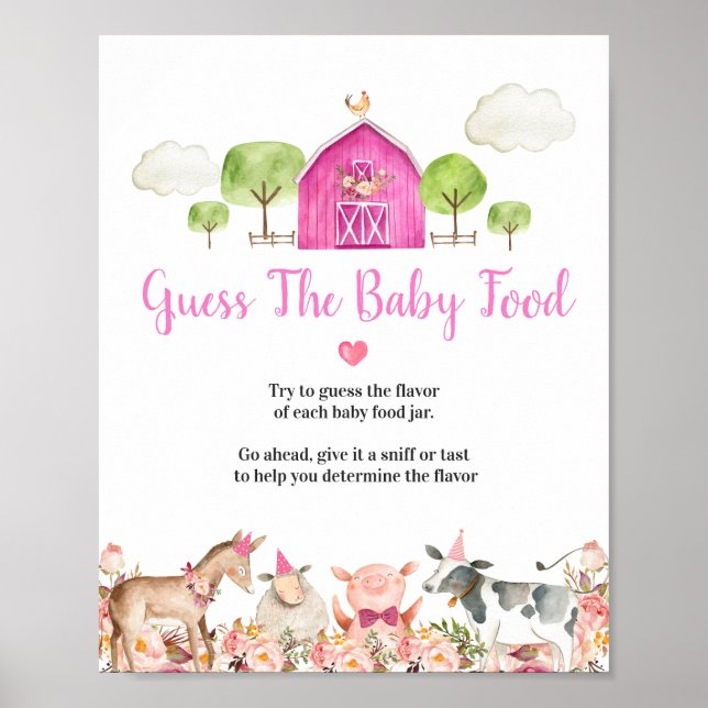 Poster Fazenda-House Animal Barnyard acha que a Comida do (Frente)