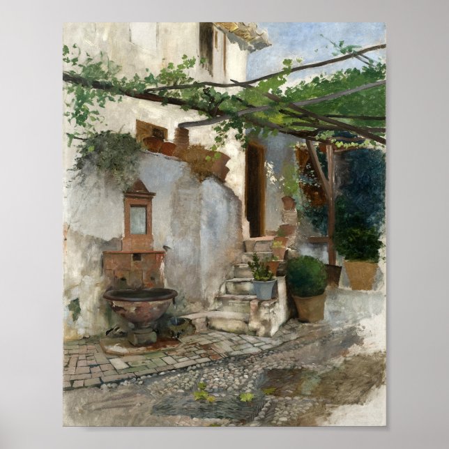 Poster Fazenda interior a partir do sul da Espanha | Hugo (Frente)