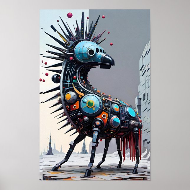 Poster Fazenda mecânica de animais (Frente)
