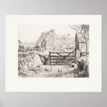 Fazenda St Buryan Cornwall Eleanor Hughes Reimpres