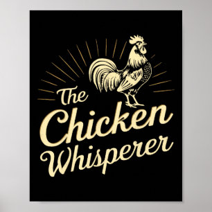 Poster Fazenda Sussurrante de Frango Presentes Engraçados