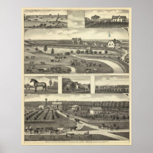 Póster Fazendas de Seward, Nebraska