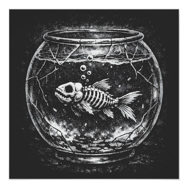 Póster "Fazendo Grande" - Peixe Dourado por BurnsInHell (Frente)