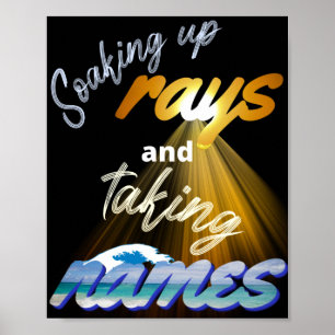 Poster Fazendo Rays e Tomando Nomes no Verão