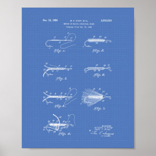 Póster Fazendo uma arte artificial de 1950 patentes -