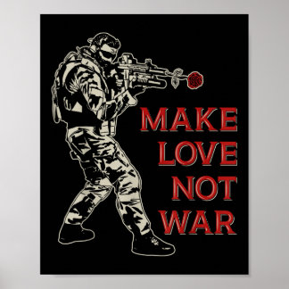 Poster Fazer Amor Não Guerra - Fazer Amor, Não Guerra