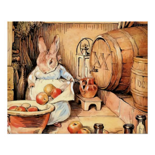 Póster "Fazer Apple Cider" por Beatrix Potter