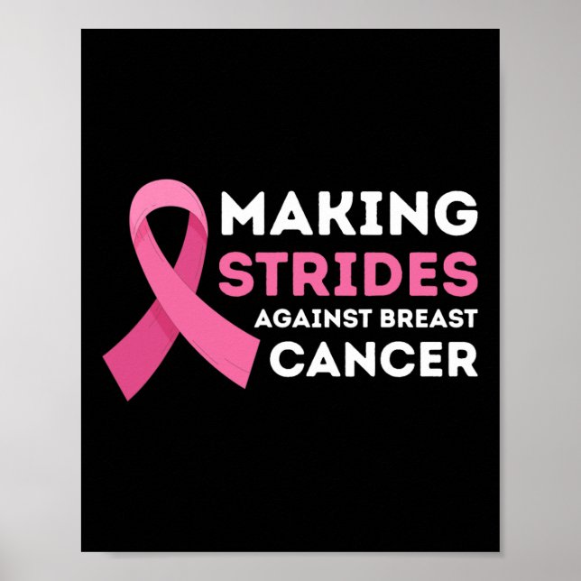 Poster Fazer Contra A Consciência Do Cancer Da Mama (Frente)