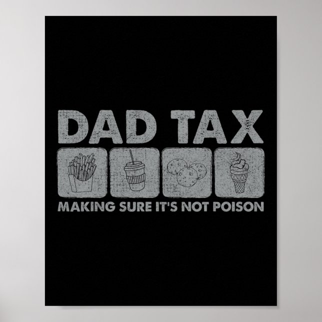 Poster Fazer de impostos certo que não é veneno Pai engra (Frente)