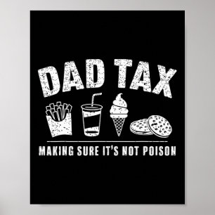 Poster Fazer de impostos com certeza não é veneno Engraça