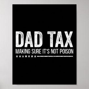Poster Fazer de impostos com certeza que não é um Dia de 