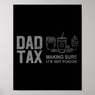Poster Fazer de impostos com certeza que não é um Dia de 