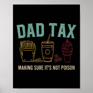 Poster Fazer de impostos com certeza que não é um Dia de