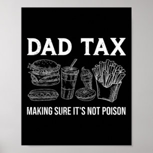 Poster Fazer de impostos com certeza que não é um Dia de