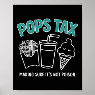 Poster Fazer de impostos com certeza que não é um Pai env
