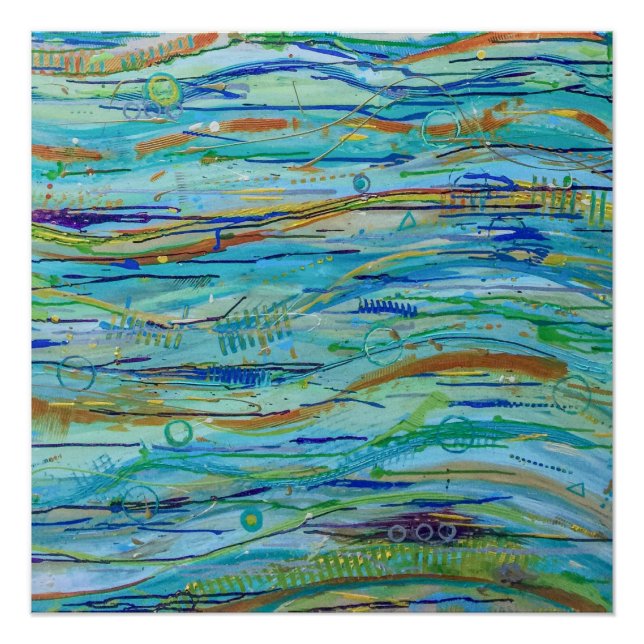 Póster Fazer de ondas de Poster perfeito (Frente)