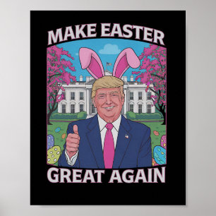 Poster Fazer Excelente de Páscoa Novamente Sinalizador 1 