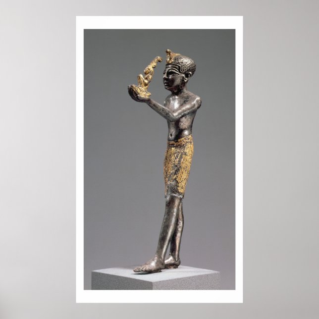 Poster Fazer faraó e oferenda diante da deusa Maat (Frente)