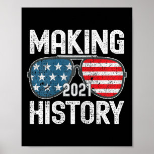 Poster Fazer History Inauguration 2021 Biden Harris Sung