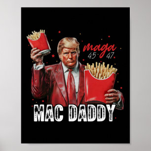 Poster Fazer Mac Trump Fries Mega Donald Trump 202