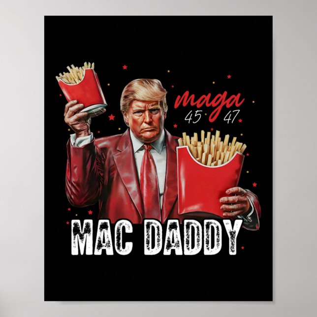 Poster Fazer Mac Trump Fries Mega Donald Trump 202 (Frente)